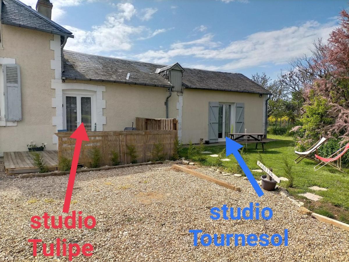 Studio " Tournesol " Au Coeur Du Berry Les Bordes Buitenkant foto